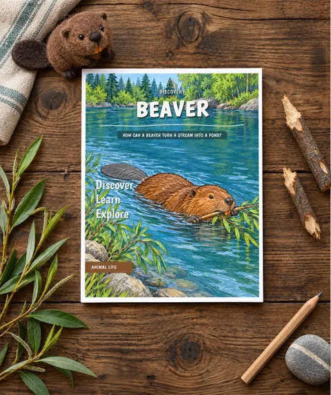 Beaver printable unit cover