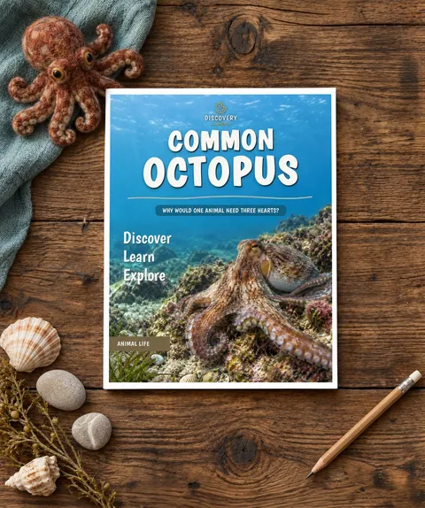 Common Octopus printable unit cover