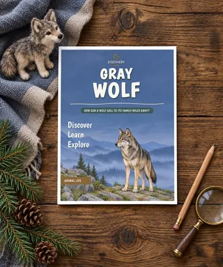 Gray Wolf printable unit study pages