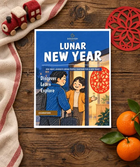 Lunar New Year printable unit cover
