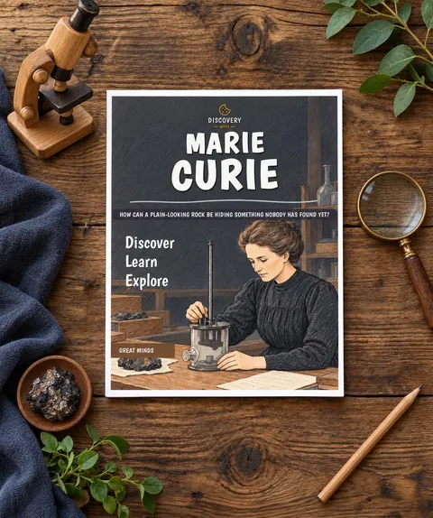 Marie Curie printable unit cover