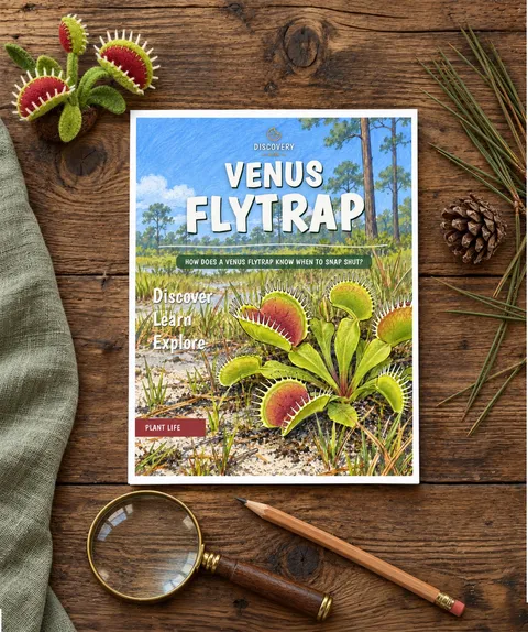Venus Flytrap printable unit cover